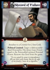 Record of Failure FOIL